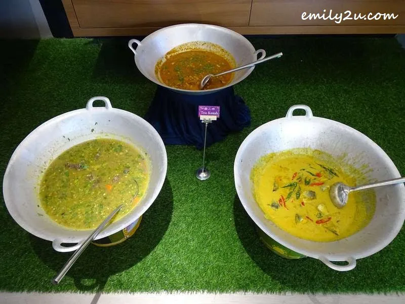 Trio Kawah Sup Tulang Ginseng, Gulai Tempoyak Ikan Patin & Kacang Pol Tulang Kambing