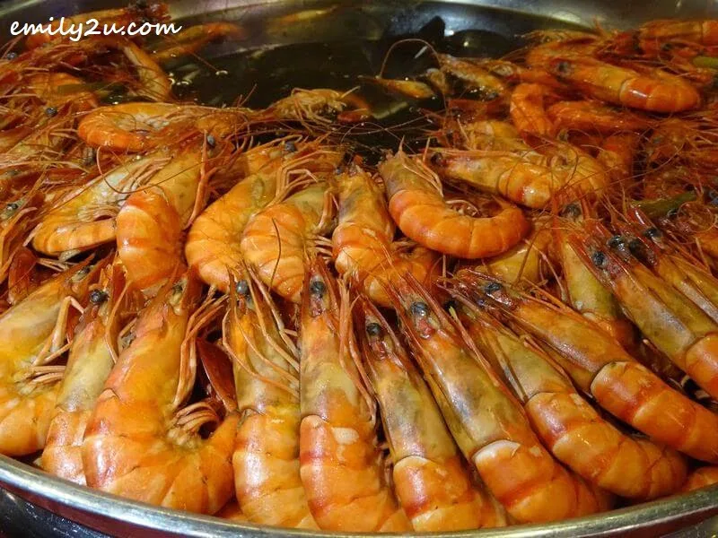 Steamed Tiger Prawn