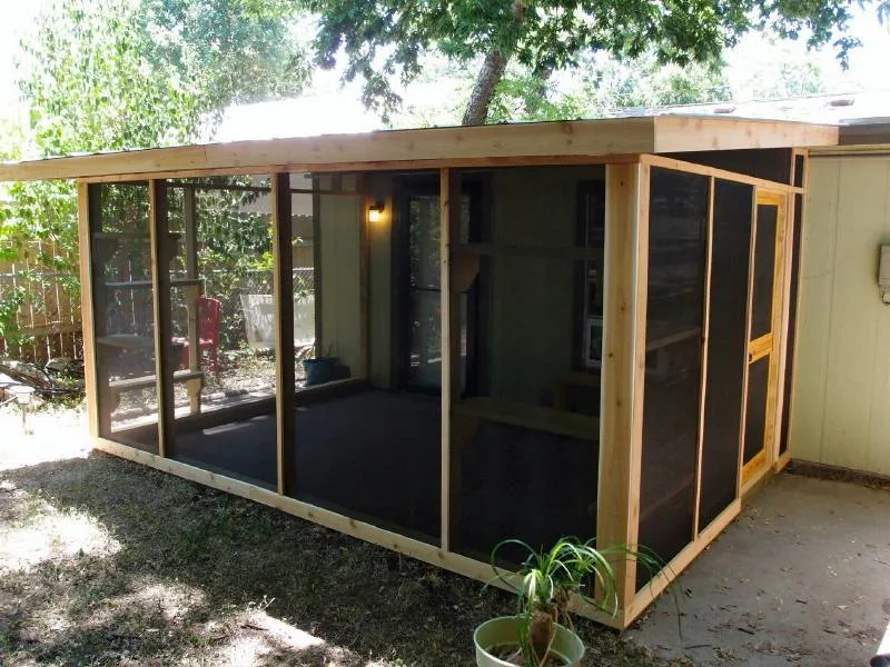 fiberglass window screen in use