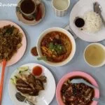 lunch at Kedai Kopi Tasek Indra