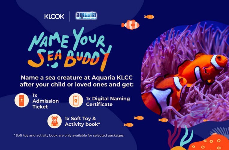 Name A Sea Buddy with Klook & Aquaria KLCC