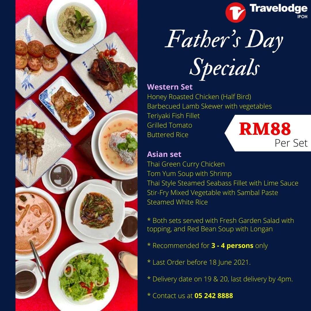 Travelodge Ipoh Hotel Father's Day Specials