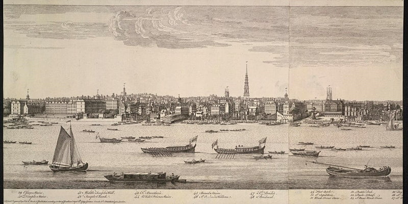 Virtual Tour A Trip Along The River Thames, 1749
