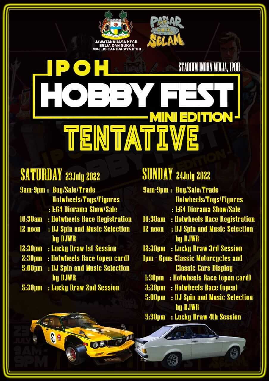 Ipoh Hobby Fest: Mini Edition programme