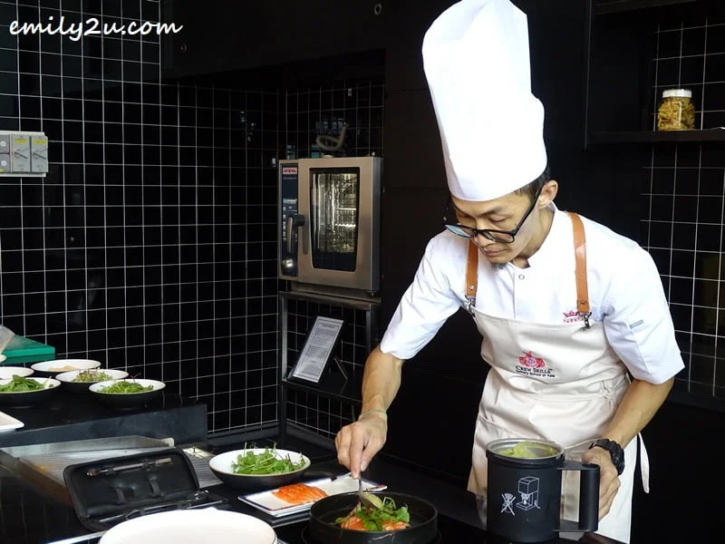 award-winning Chef Ismail Bin Md. Yusoff at the Lab Kitchen
