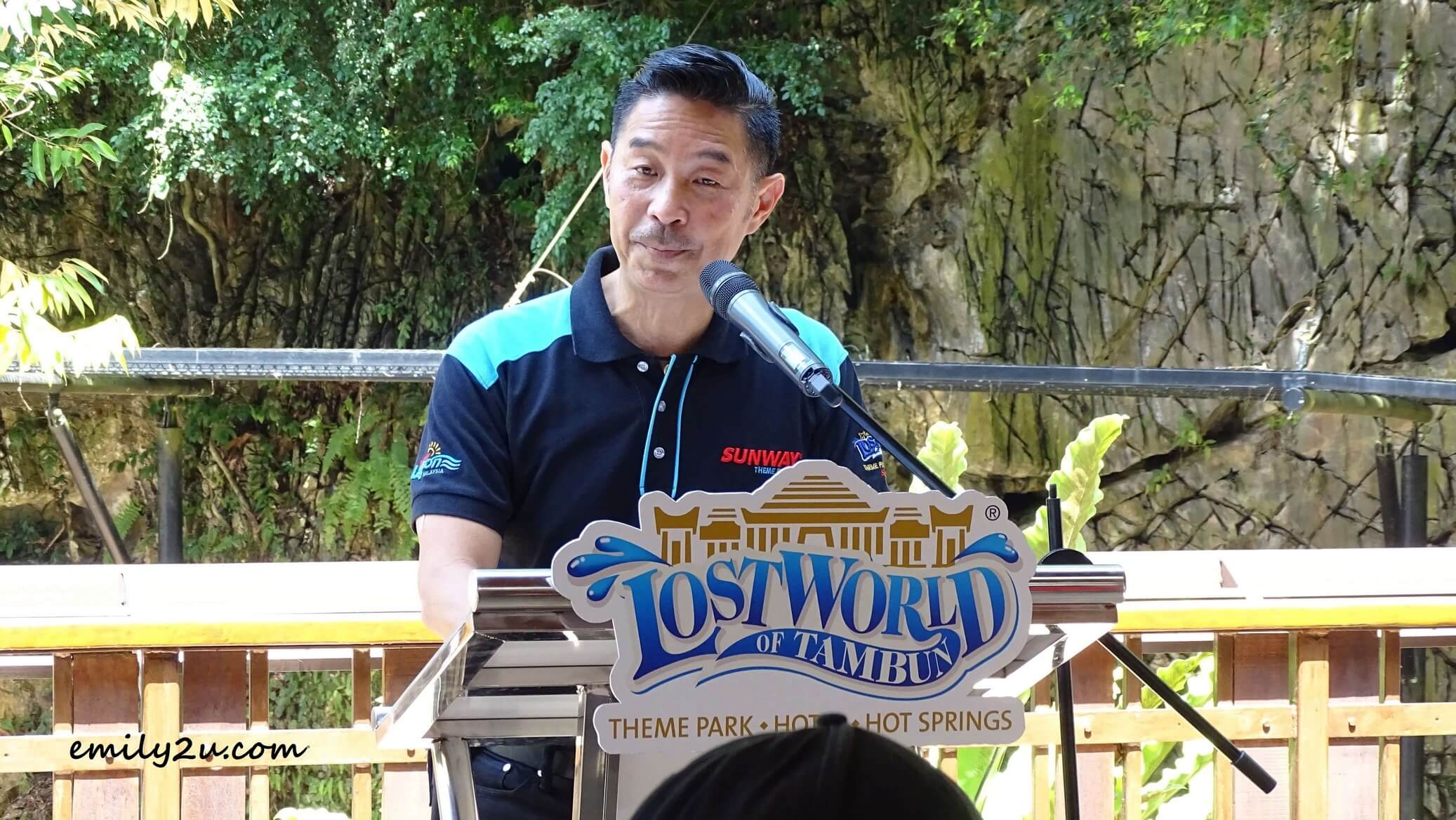 Sunway Theme Parks Executive Director Calvin Ho