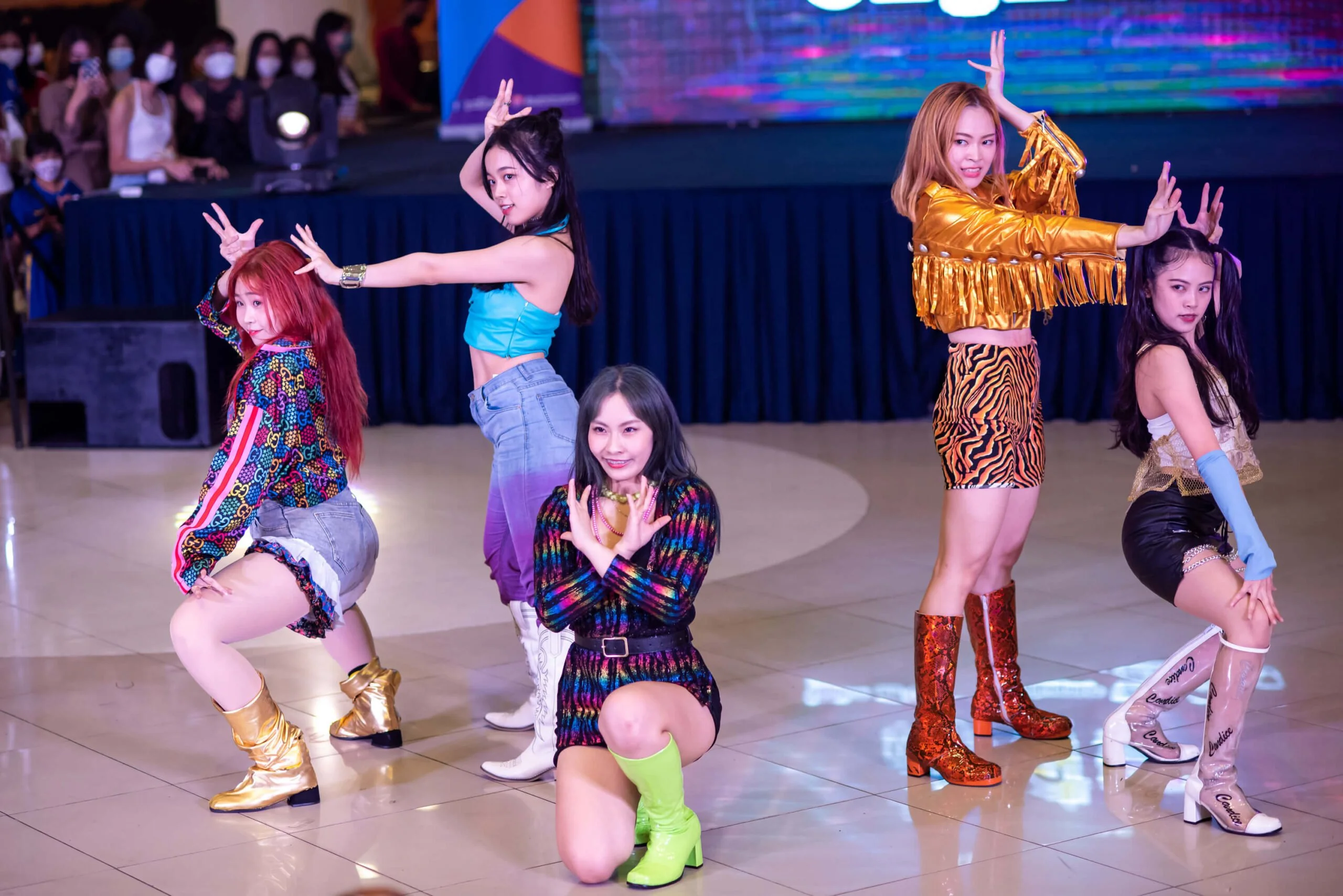 K-Pop Dance Cover Champion Sixth Century performing