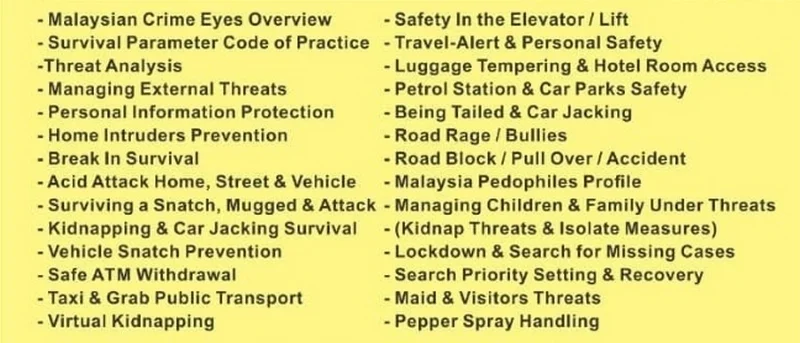 REACT Crime Survival Programme