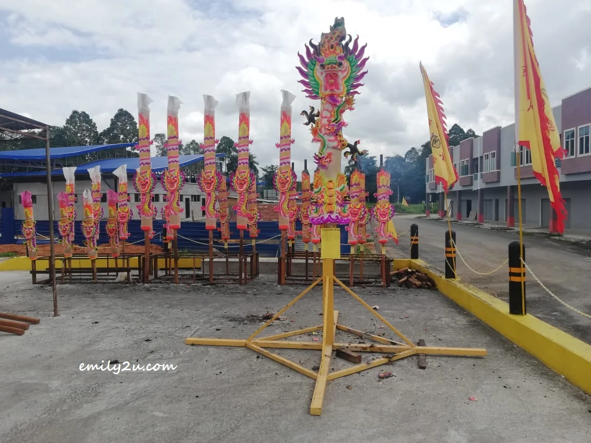dragon joss-sticks for Nine Emperor Gods