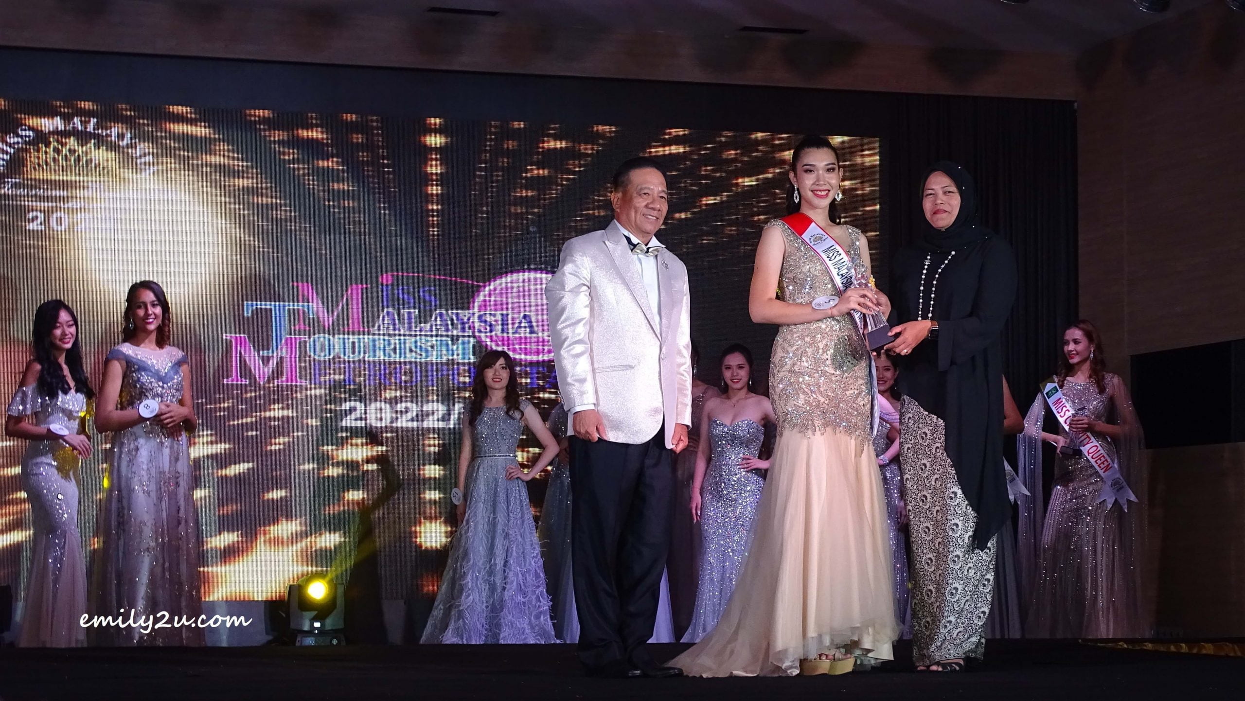 crowning of Miss Malaysia Tourism Metropolitan 2022: Ellen Rachel from Sabah  