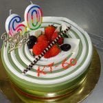 KT PIllai's 60th birthday cake
