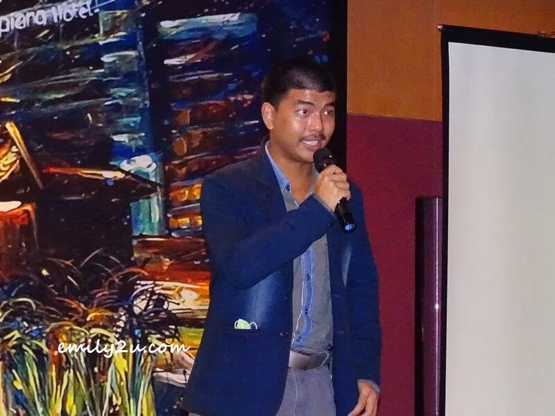Teivin Pillai emcee in training