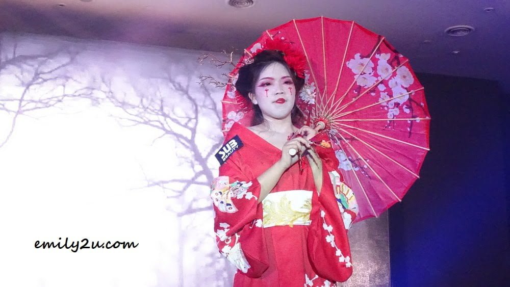 Nail Competition: Wong Siew Mun with her Yoshiwara Lament entry
