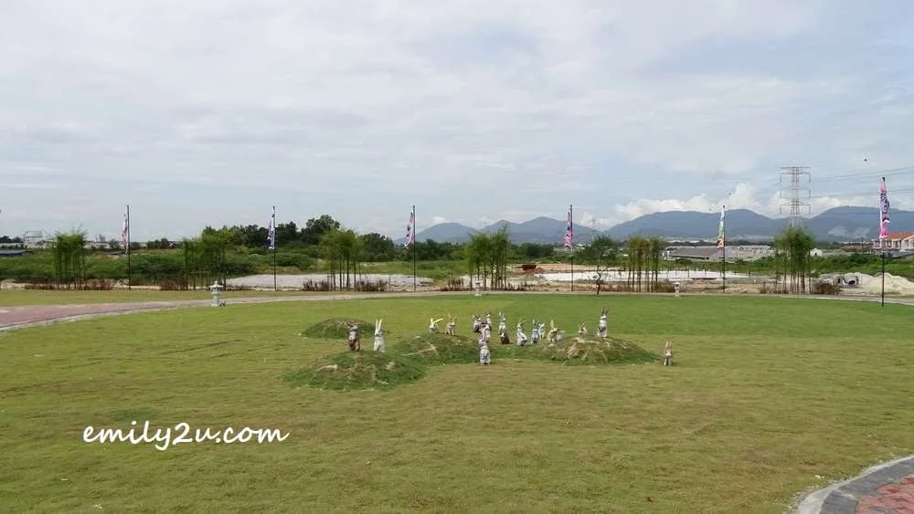 Part of the green lung of the development