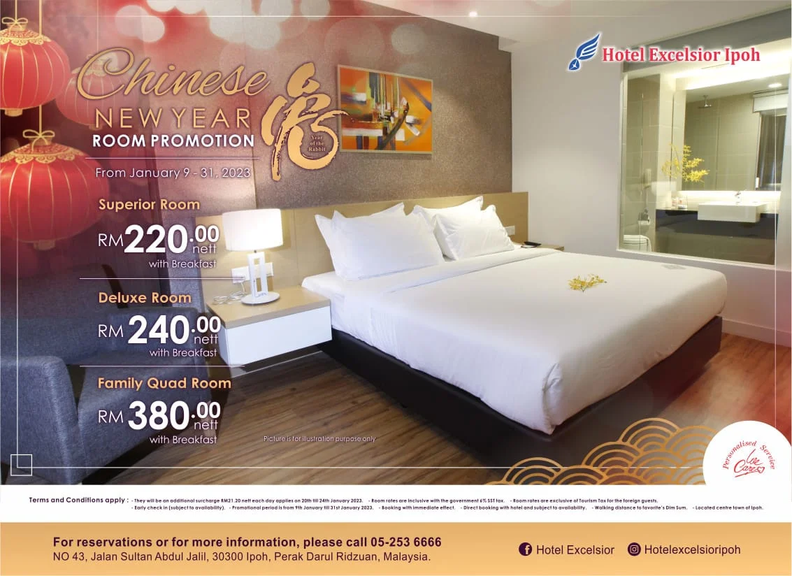 Hotel Excelsior CNY Room Promotion