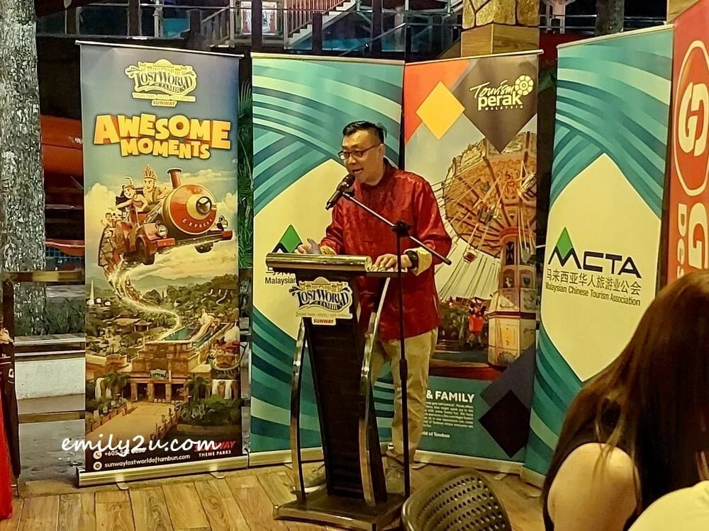 MCTA Perak Chapter Chairperson Mr. Law Weng Sum