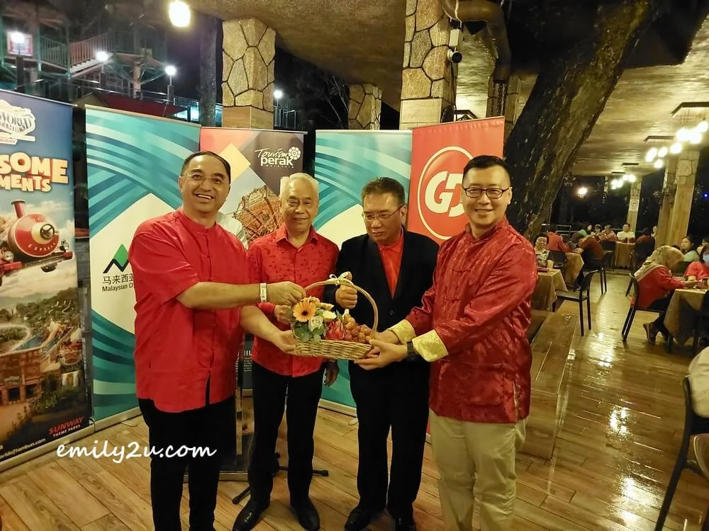 presenting a token of appreciation