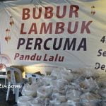 free bubur lambuk to be distributed via drive-through