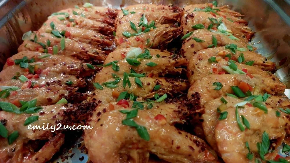 Udang Goreng Rangup Sos Pedas