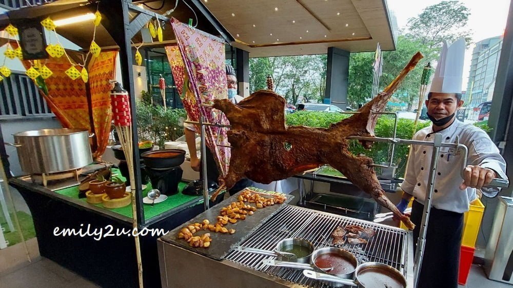 Grilled Whole Lamb