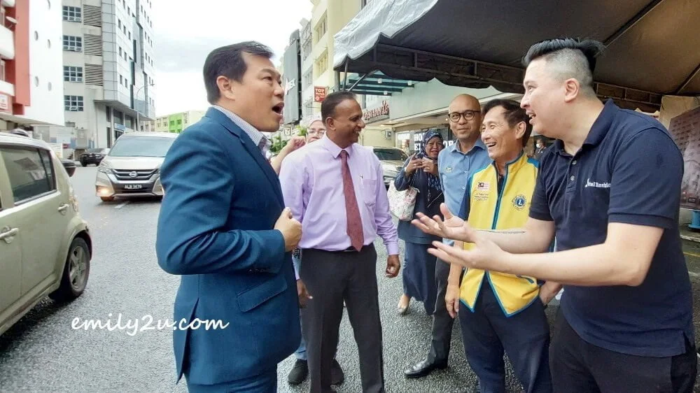 YB Loh Sze Yee, Chairman of Tourism, Industry, Investment & Corridor Development Committee of the Perak State Government (L) arrives