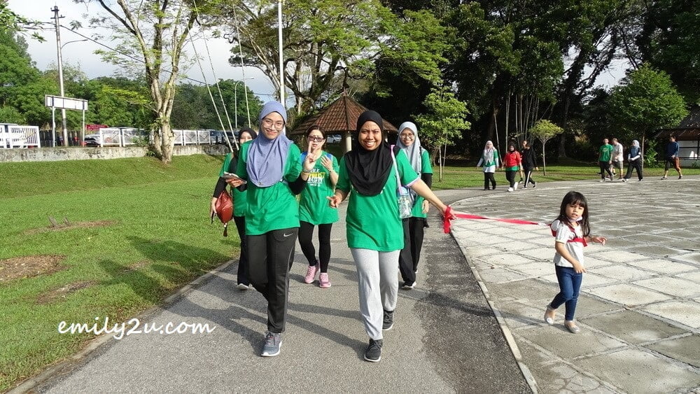 some of the participants of Walk Against Obesity 
