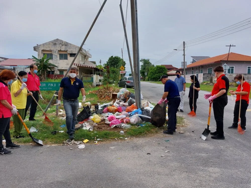 conducting one of the many cleanliness campaigns