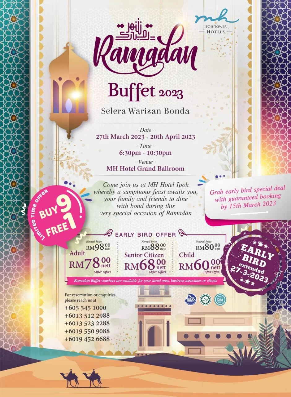 MH Hotel Ramadan Buffet 2023 flyer