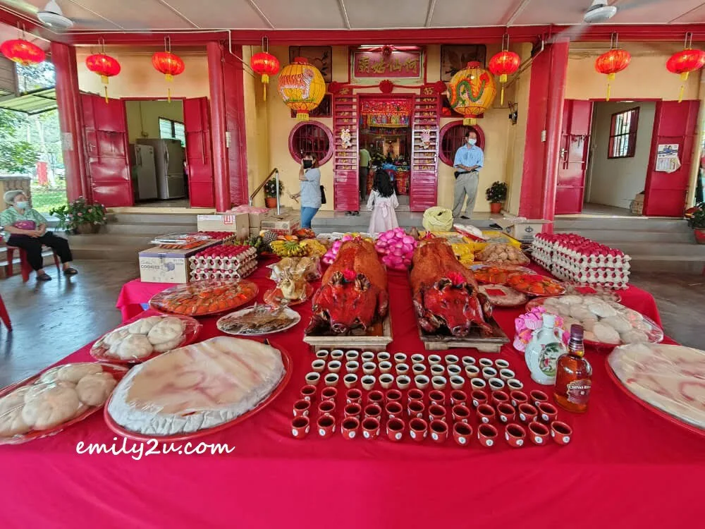 food offerings for Goddess Ho Seen Koo