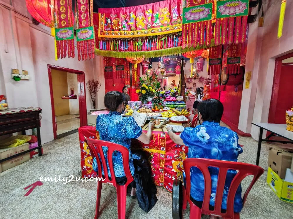 chanting of prayers during the ceremony