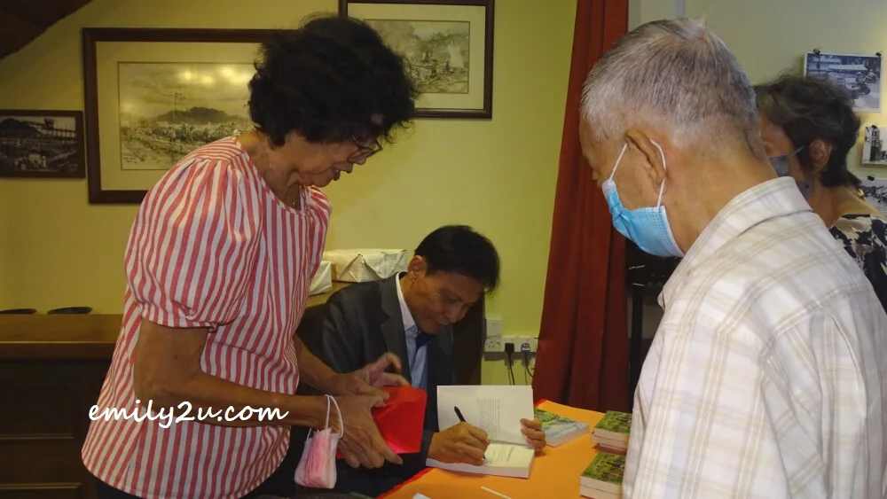 book signing session