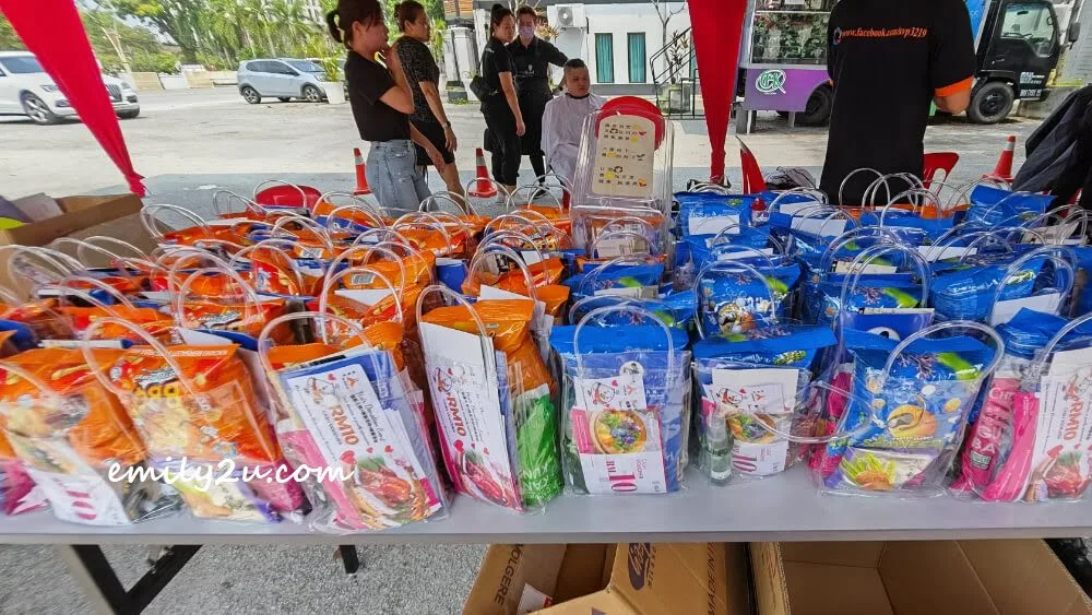 sponsored goodie bags for hair donors