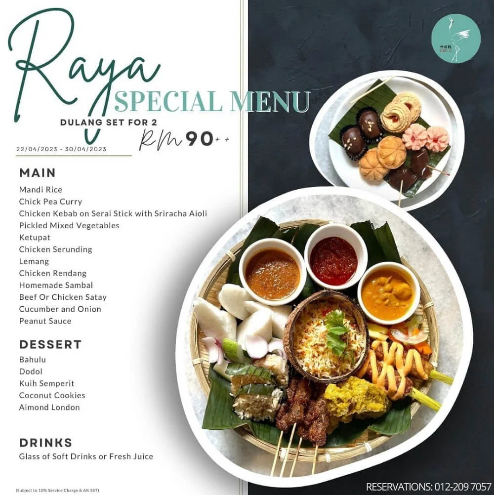Delightful Raya Dulang Set with a Touch of Old World Charm at Crane KL ...