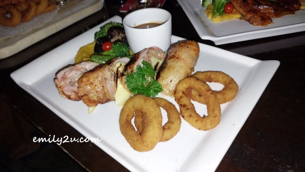 Pan Fried Chicken Roulade