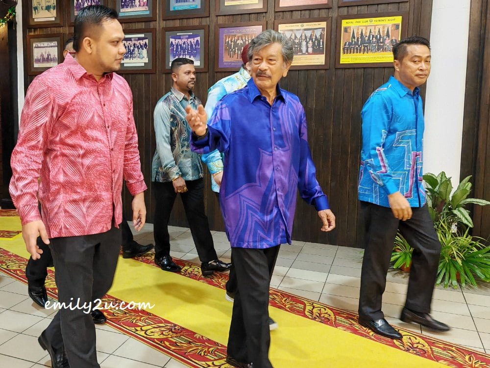 arrival of DYTM Raja Muda Perak Darul Ridzuan Tuanku Raja Jaafar