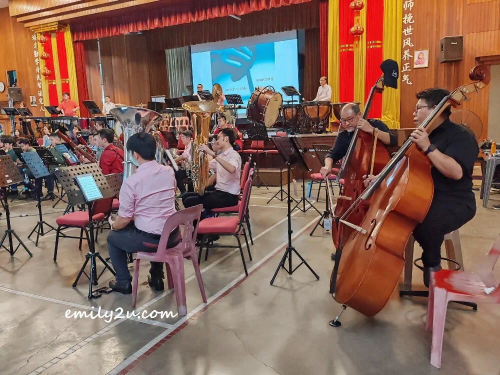 orchestra in action