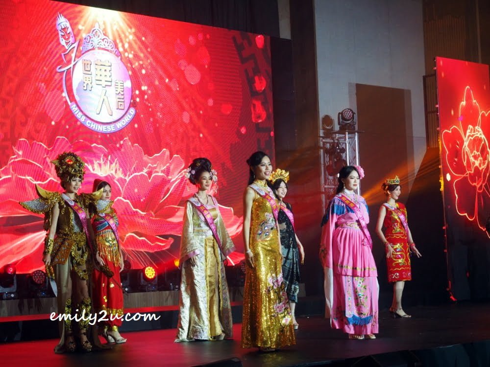 finalists in traditional costumes