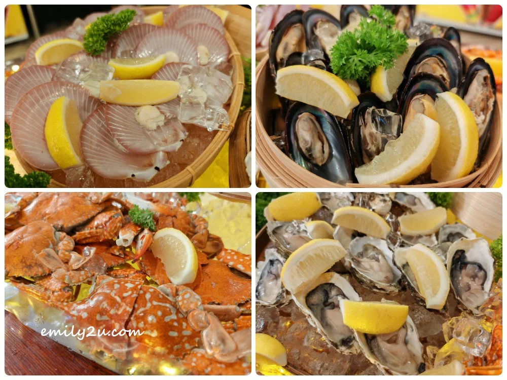 Fresh Seafood on Crushed Ice