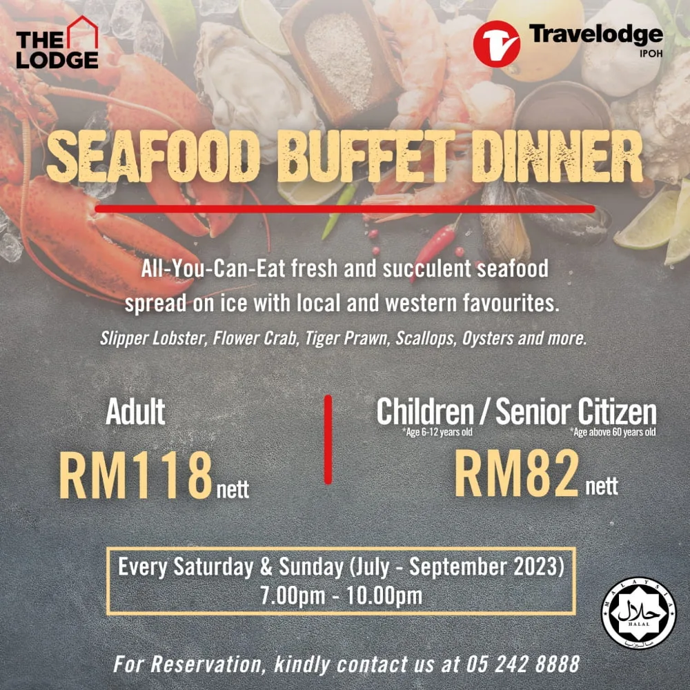 Travelodge Seafood Buffet Dinner