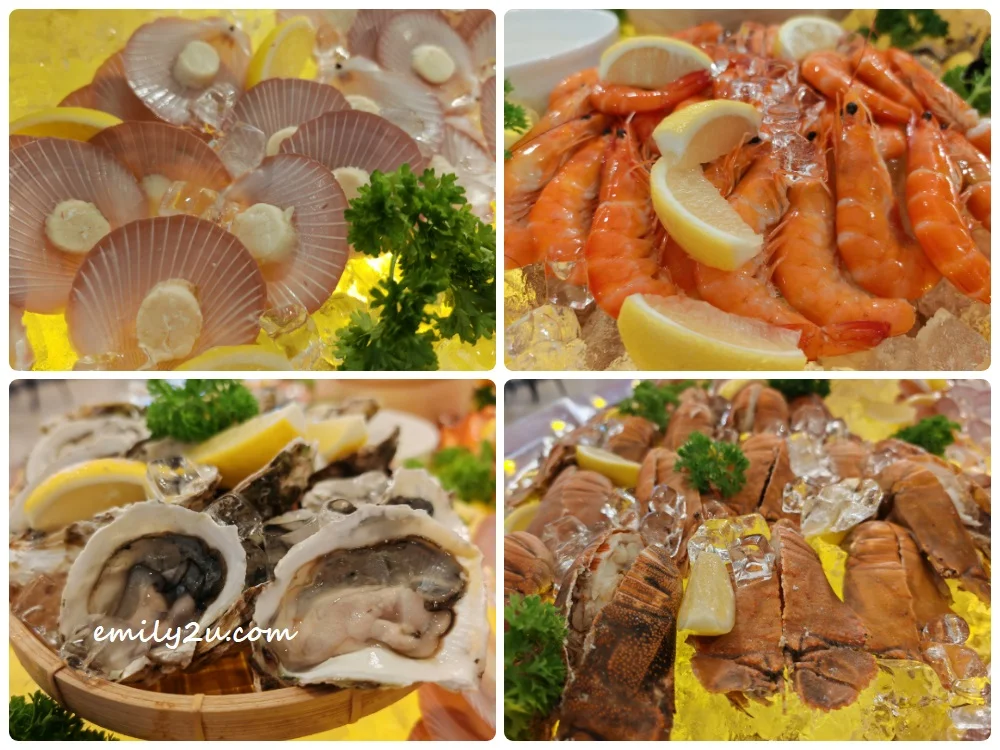 Fresh Seafood on Crushed Ice