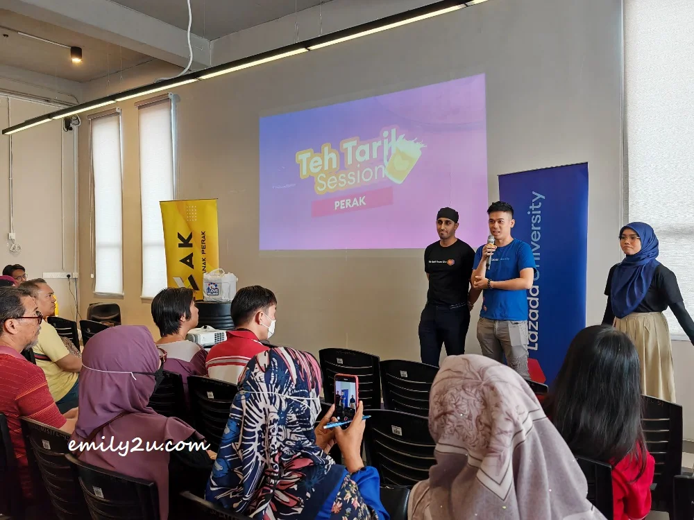 Lazada Seller Ambassadors for Perak (L-R): Mandip, Maddox & Anna Aziz