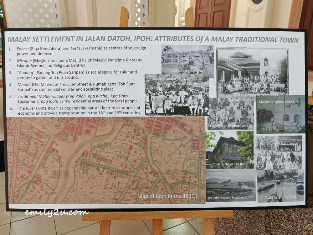 map of Ipoh in the 1930s