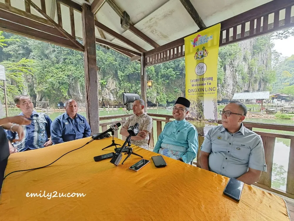 at the press conference