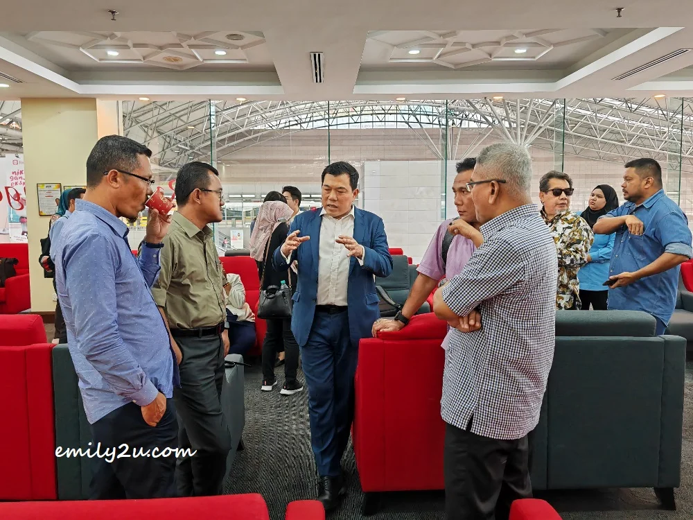 VIPs at the Ruby Lounge in KL Sentral Railway Station
