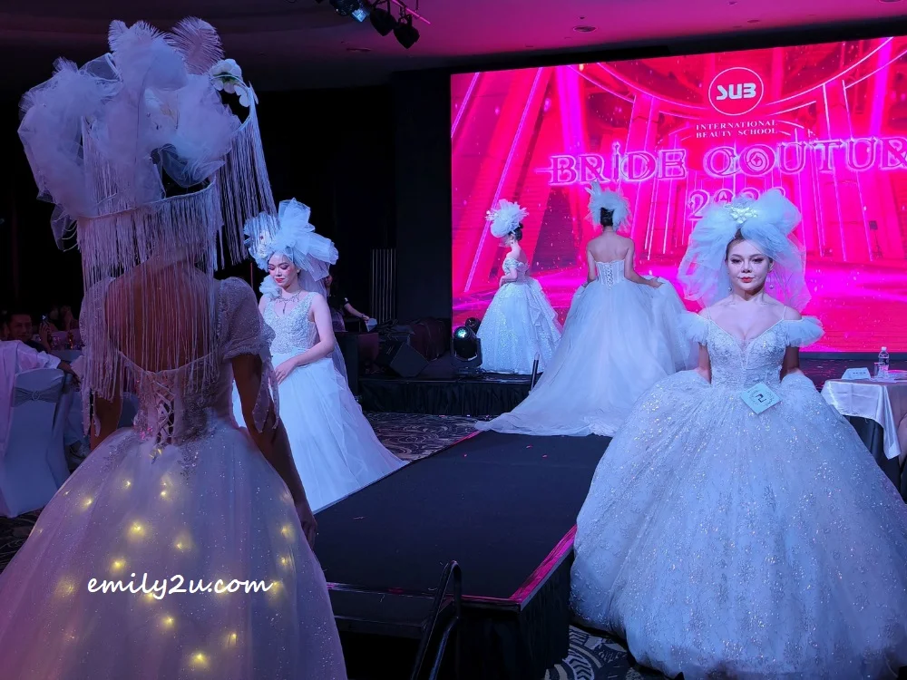 models walking the runway