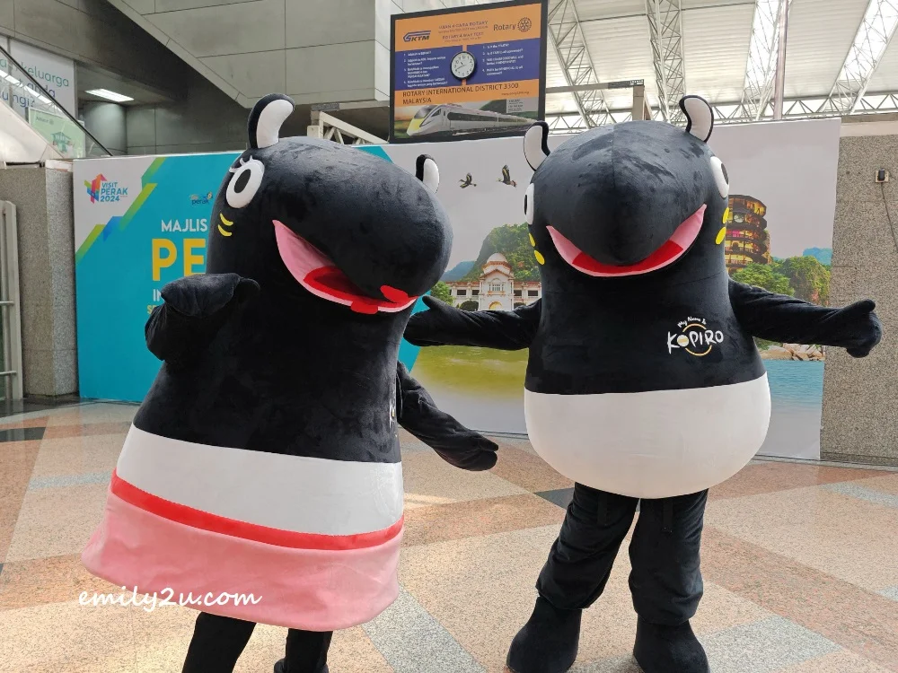 introducing KOPITA (L), the new tourism mascot for Perak in conjunction with Visit Perak Year 2024