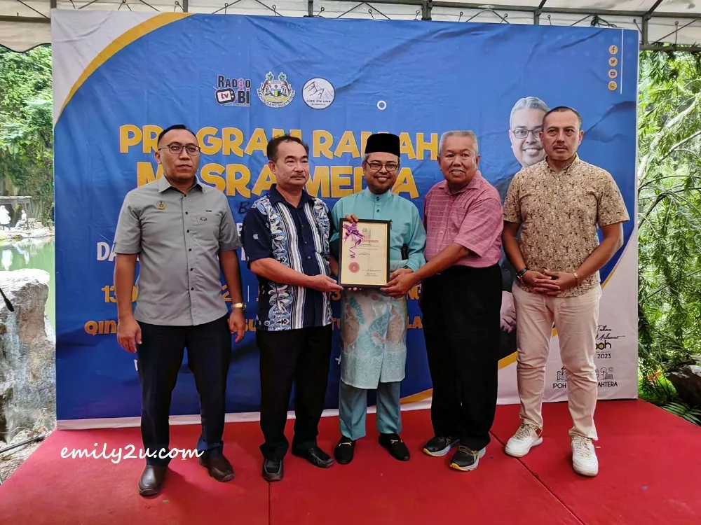 certificate of appreciation from the Ipoh City Council to Qing Xin Ling