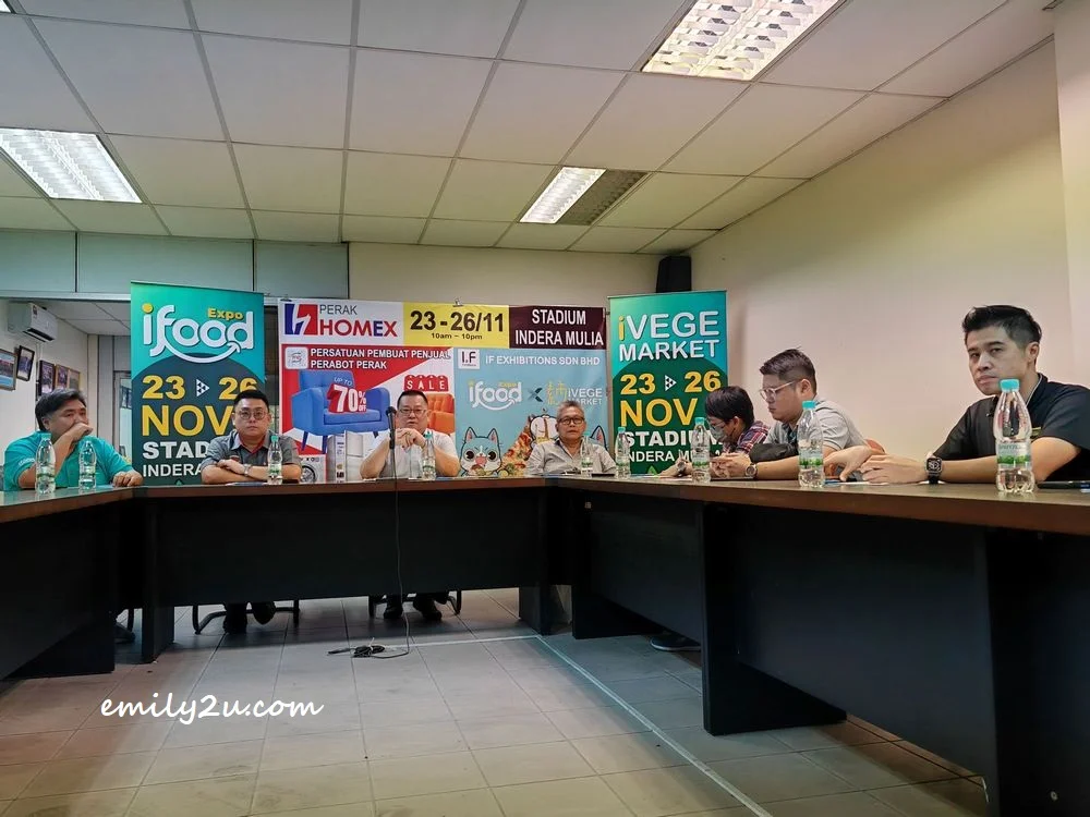 Perak HOMEX 2023 x iFood Expo x iVege Market press conference