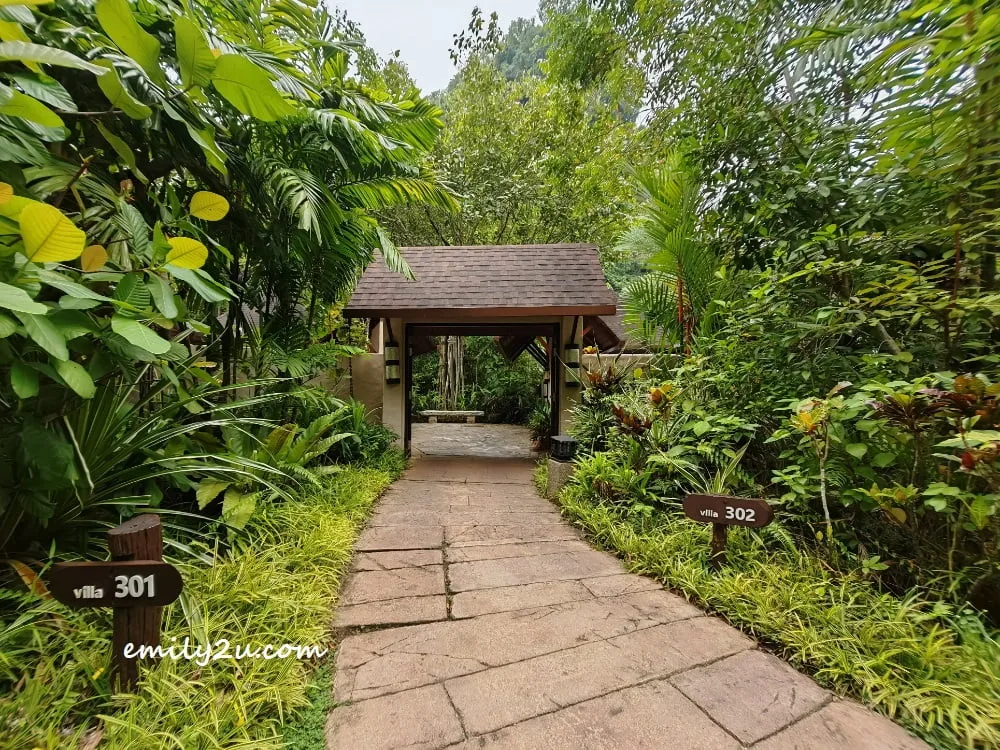 heading to Garden Villa at The Banjaran Hotsprings Retreat