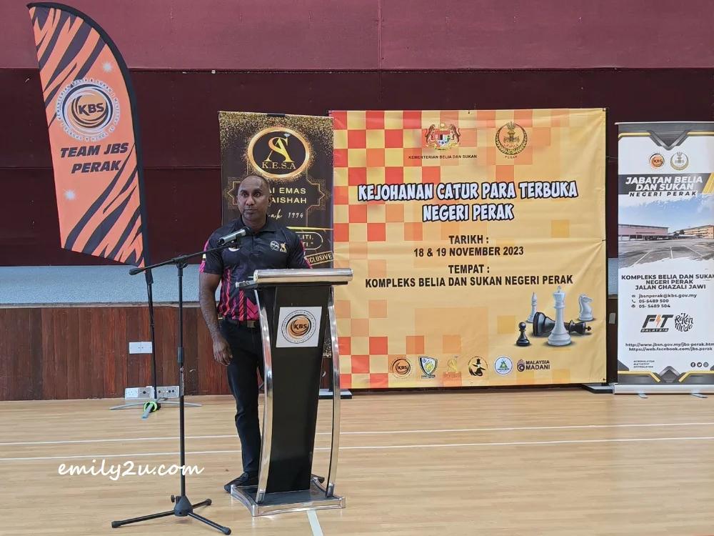 Dato' Mohd. Anuar Bin Ibrahim, President Persatuan Catur Para Negeri Perak